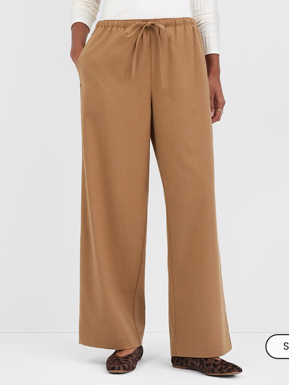 Loft Pants Pull On Camel Women’s Size XS Petite NEW